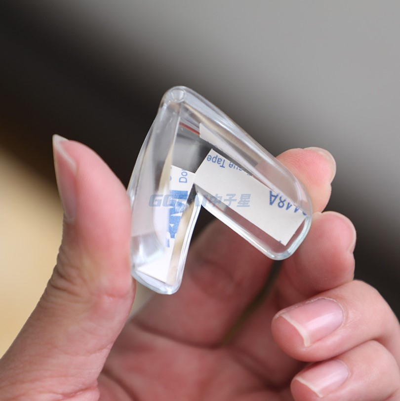 Vauvan turvallisuuden läpinäkyvä itseliimautuva PVC-suojauspöydän reunakulma huonekalulasille