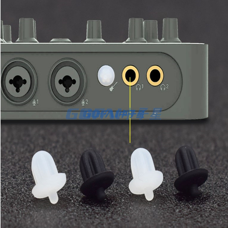 Kumipölytulpat kumipölykansi Audio-635-audio3.5 mm: n porttiin 