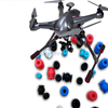 Tukkumyynnin lennonohjain anti-värjäytymisen pellin iskunvaimentimen anti-värjäytymisen kumisimun absorboiva pallo FPV-droni